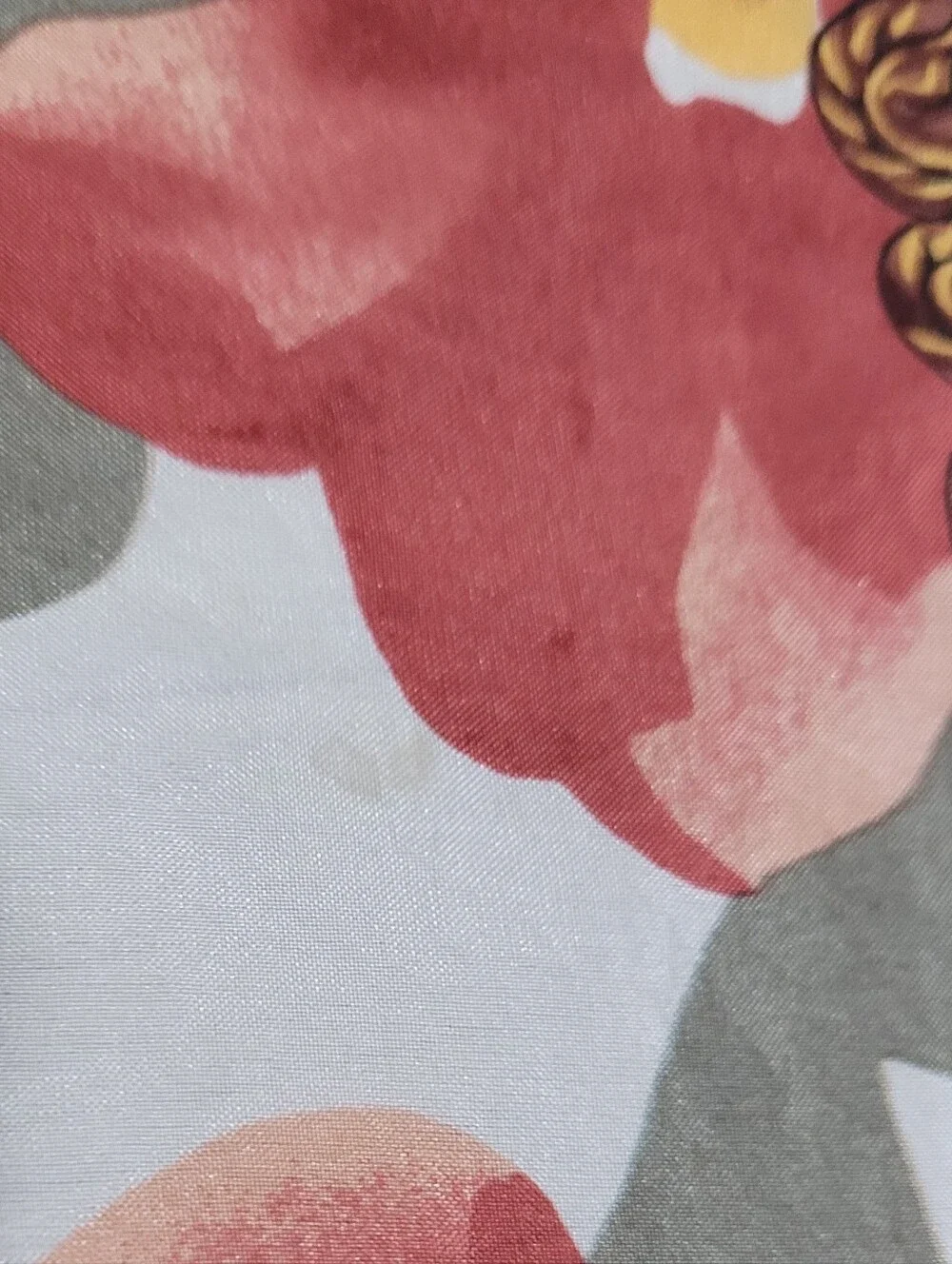 Vintage 80s Oscar de la Renta Silk Floral Scarf OS